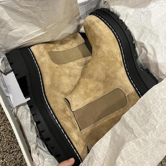 Marc Fisher Pirro Suede Leather Boots - Picture 4 of 5